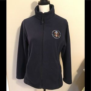 🔥U.S. Department of State Navy Blue Fleece Jacket *Large